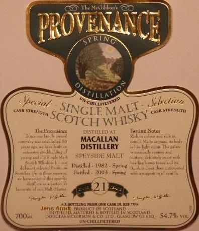Galerie von den Provenance Whisky Label 
